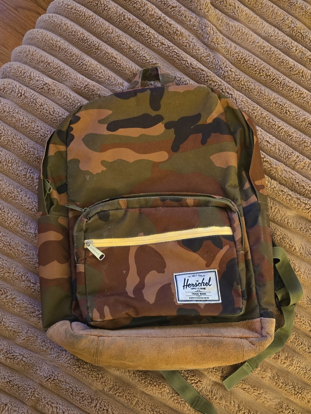Herschel Supply Company Camo Backpack in Brown & Green